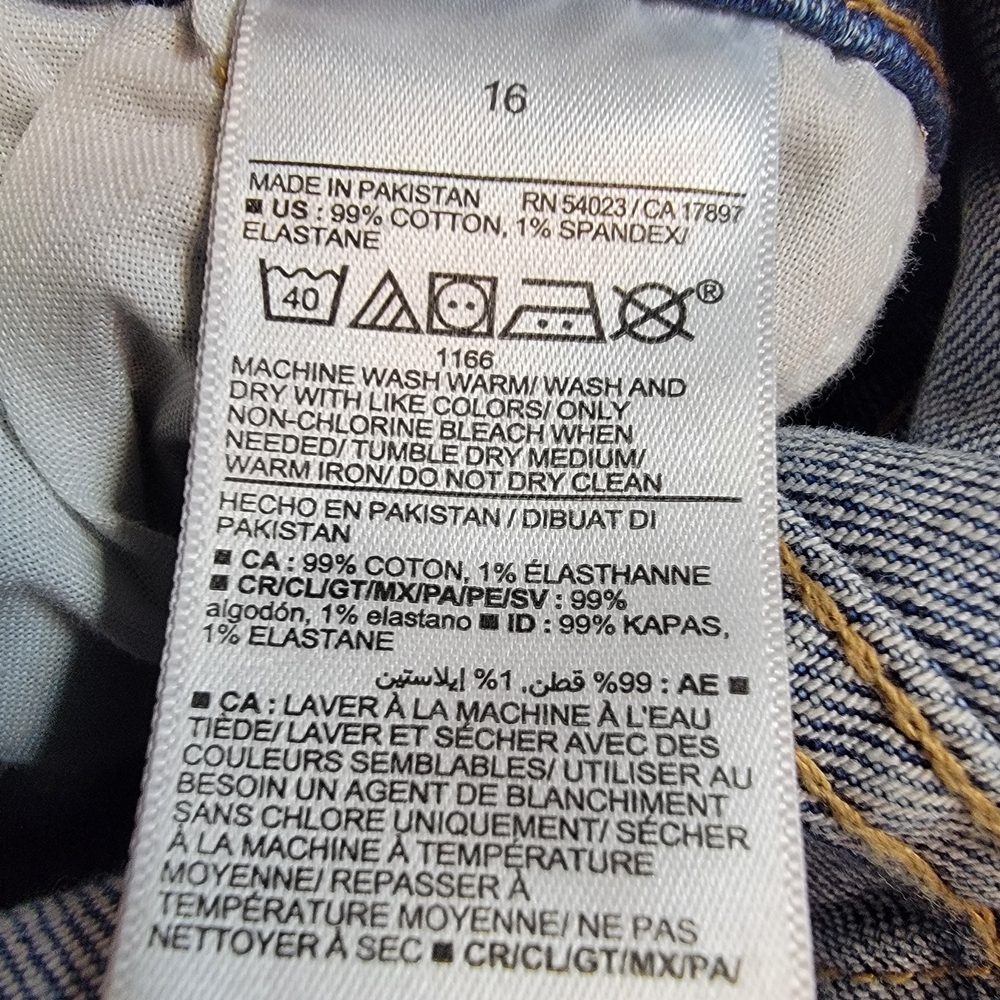 Old Navy Women's Blue Jean Overalls Size 16 - Picture 5 of 11